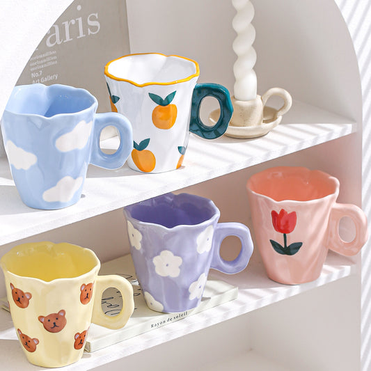Everyday joy ceramic mug side view