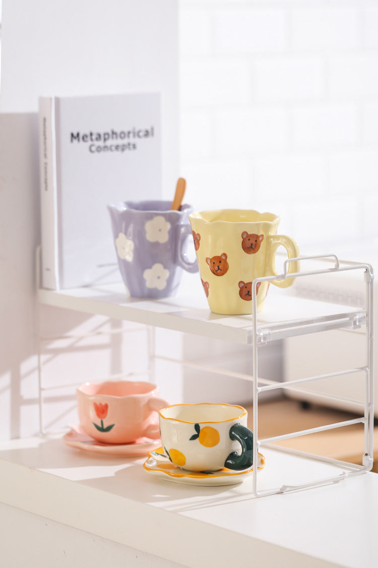 Everyday joy ceramic mug and teacup