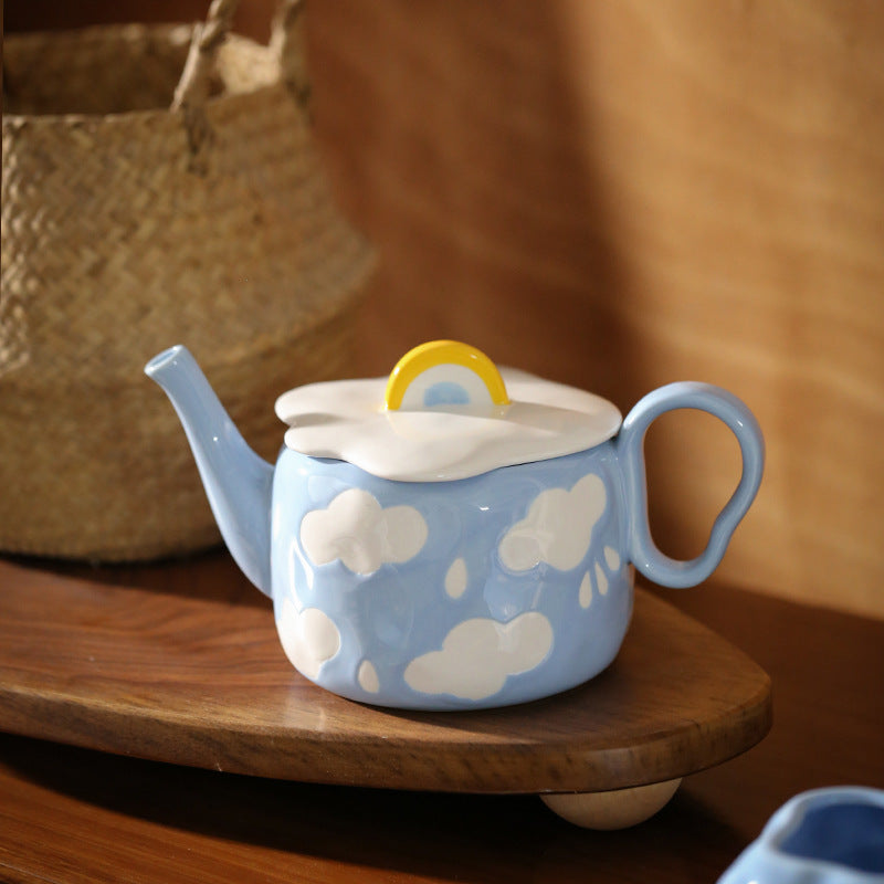 Ceramic cloud dreamy teapot